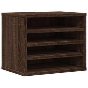 vidaXL Stoln&iacute; organiz&eacute;r hněd&yacute; dub 36 x 26 x 29,5 cm kompozitn&iacute; dřevo