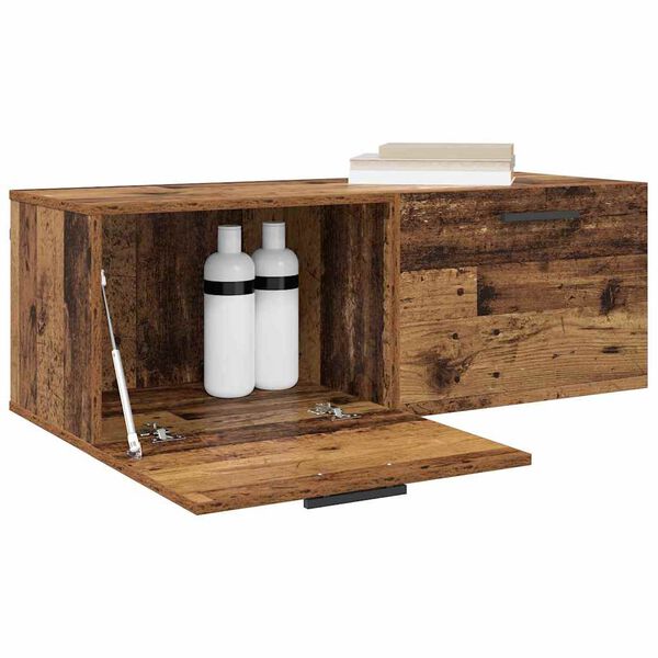 vidaXL N&aacute;stěnn&aacute; skř&iacute;ňka N&aacute;stěnn&yacute; Star&eacute; dřevo 100 x 36.5 x 35 cm