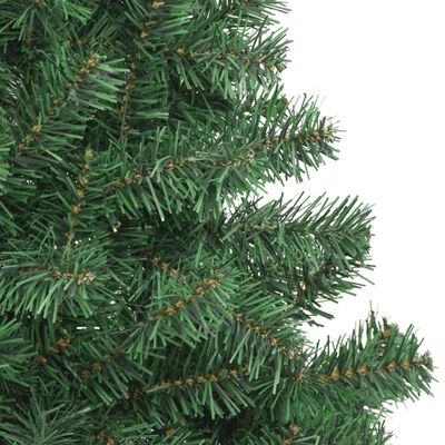 vidaXL Umělý vánoční stromek s ocelovým stojanem 210 cm 910 větviček