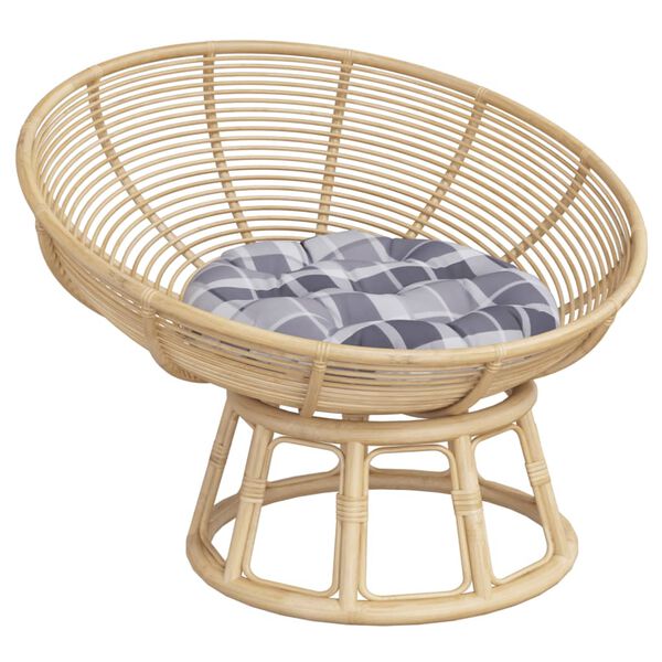 vidaXL Kulat&yacute; sed&aacute;k &scaron;ed&yacute; k&aacute;rovan&yacute; &Oslash; 60 x 11 cm oxfordsk&aacute; tkanina