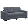 vidaXL Loveseat Sofa Tmavě &scaron;ed&aacute; 140 cm samet