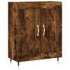 vidaXL Skř&iacute;ň highboard kouřov&yacute; dub 69,5 x 34 x 180 cm kompozitn&iacute; dřevo