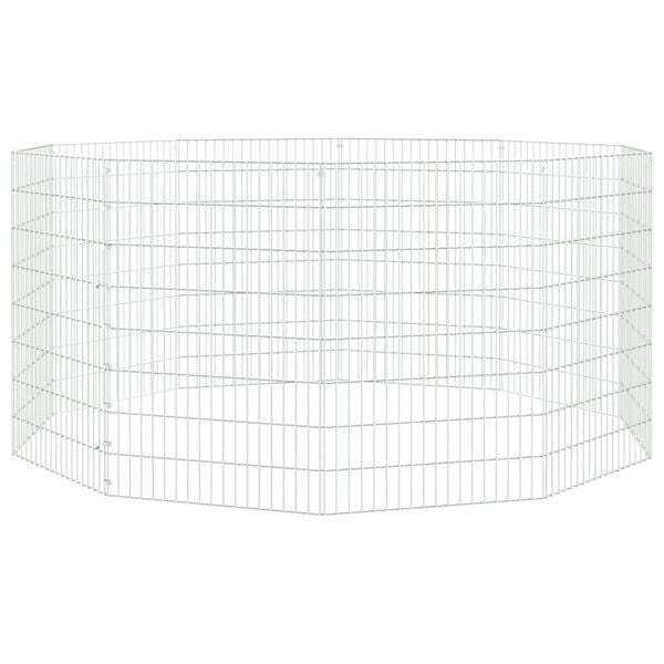 vidaXL Ohrádka pro zvířata 10 panelů 54 x 80 cm pozinkované železo