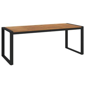 vidaXL Zahradn&iacute; stůl s nohami ve tvaru U 200x90x75 cm masivn&iacute; ak&aacute;cie