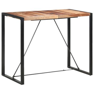 vidaXL Barový stůl 140 x 70 x 110 cm masivní sheeshamové dřevo