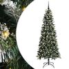 vidaXL Uměl&yacute; v&aacute;nočn&iacute; stromeček Zelen&aacute; 180 cm PVC, plast a ocel