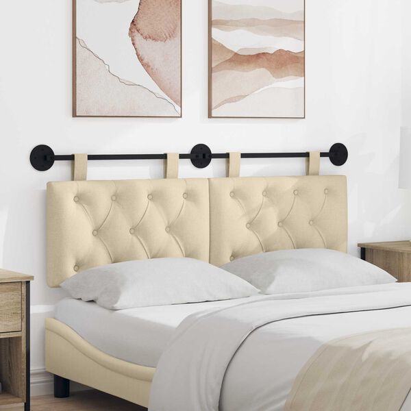 vidaXL Z&aacute;věsn&aacute; čeln&iacute; deska N&aacute;stěnn&yacute; Kr&eacute;mov&aacute; 150 x 55 x 7 cm textil