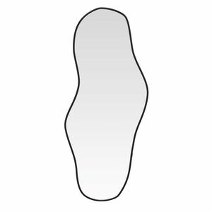 vidaXL N&aacute;stěnn&eacute; zrcadlo čern&eacute; 80 x 35 cm