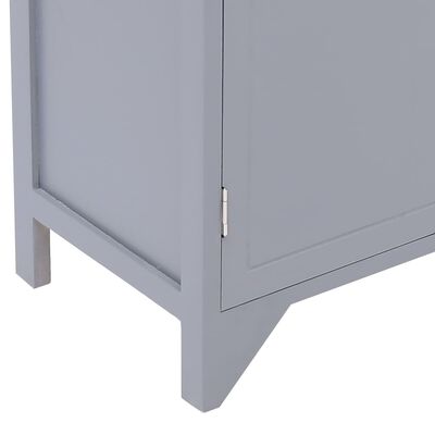 vidaXL Odkládací skříňka šedá 60 x 30 x 75 cm dřevo pavlovnie