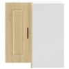vidaXL Kuchyňsk&aacute; n&aacute;stěnn&aacute; rohov&aacute; skř&iacute;ňka "Porto" dub sonoma kompozit