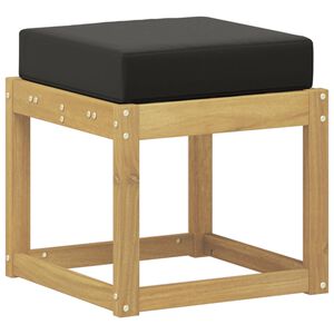 vidaXL Outdoorov&yacute; stoličkov&yacute; benč s pol&scaron;t&aacute;řem B&iacute;l&aacute; 43 x 43 x 45 cm