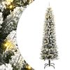 vidaXL Uměl&yacute; v&aacute;nočn&iacute; stromek s 300 LED a sněhem 240 cm