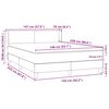 vidaXL Box spring postel s matrac&iacute; tmavě zelen&aacute; 140x220 cm samet