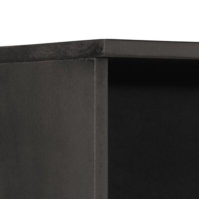 vidaXL Koupelnová skříňka černá 38 x 33 x 160 cm masivní mangovník