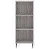 vidaXL Skř&iacute;ň highboard &scaron;ed&aacute; sonoma 34,5 x 34 x 180 cm kompozitn&iacute; dřevo