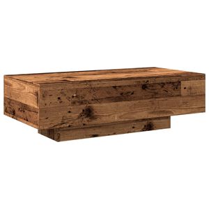 vidaXL Konferenčn&iacute; stolek old wood 100 x 49,5 x 31 cm kompozitn&iacute; dřevo
