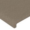 vidaXL Čelo postele taupe 80 x 5 x 78/88 cm textil