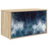 vidaXL N&aacute;stěnn&aacute; TV skř&iacute;ň RAALTE 69 x 33 x 40 cm Dub sonoma