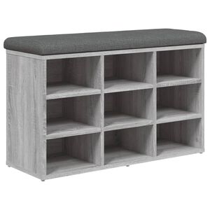 vidaXL Lavice s botn&iacute;kem &scaron;ed&aacute; sonoma 82 x 32 x 50 cm kompozitn&iacute; dřevo