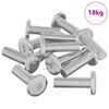 vidaXL &Scaron;roub 1593 ks Stř&iacute;brn&aacute; 8 x 25 mm Ocel