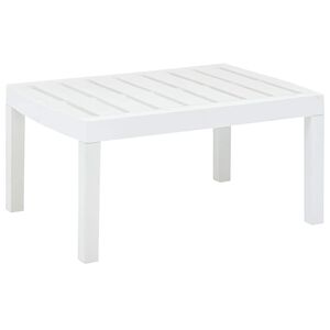 vidaXL Zahradn&iacute; stolek b&iacute;l&yacute; 78 x 55 x 38 cm plast