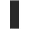 vidaXL Skříň highboard černá 30 x 41 x 124 cm kompozitní dřevo