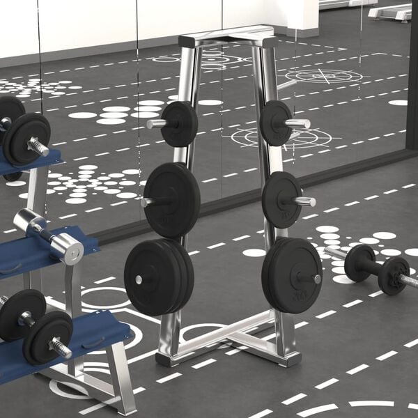 vidaXL Kotouče na činku 20 kg litina