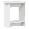 vidaXL Bočn&iacute; stůl B&iacute;l&aacute; s vysok&yacute;m leskem 50 x 39,5 x 55 cm