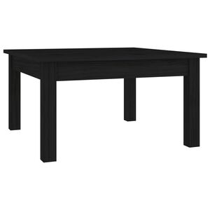 vidaXL Konferenčn&iacute; stolek čern&yacute; 55 x 55 x 30 cm masivn&iacute; borov&eacute; dřevo