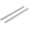 vidaXL Z&aacute;vitov&aacute; tyč 2 pcs Stř&iacute;brn&aacute; 6 x 120 mm Ocel