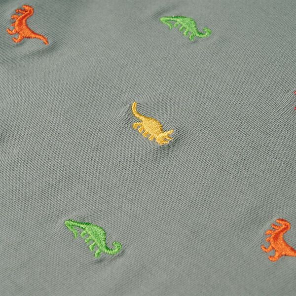 Dětské tričko s krátkým rukávem khaki 128