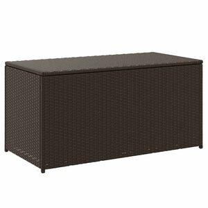 vidaXL Zahradn&iacute; &uacute;ložn&yacute; box z polyratanu 100 x 50 x 50 cm hněd&yacute;