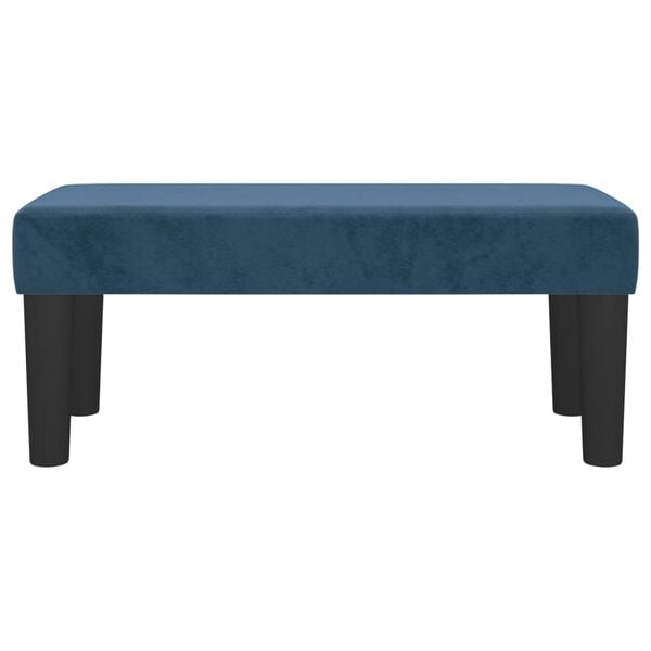 vidaXL Lavice tmavě modr&aacute; 70 x 30 x 30 cm samet