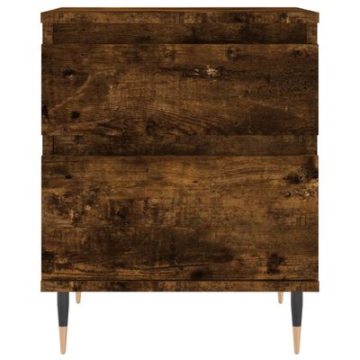 vidaXL Noční stolek kouřový dub 40 x 35 x 50 cm kompozitní dřevo
