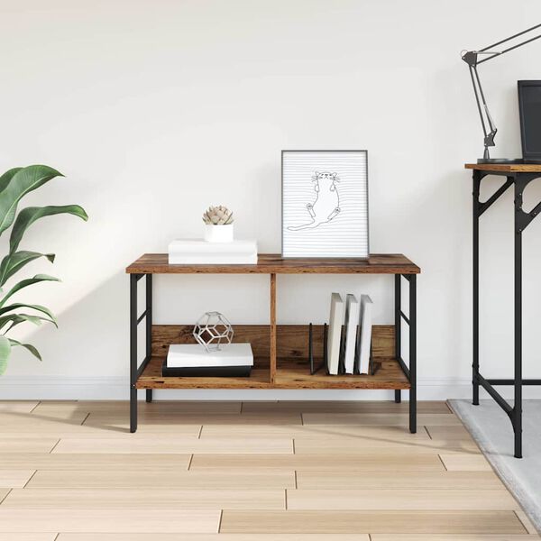 vidaXL Knihovna Star&eacute; dřevo 82 x 32 x 47 cm kompozitn&iacute; dřevo