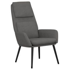 vidaXL Relaxačn&iacute; křeslo světle &scaron;ed&eacute; textil