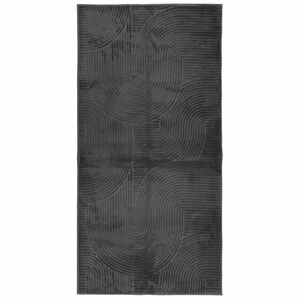 vidaXL Koberec IZA kr&aacute;tk&yacute; vlas skandin&aacute;vsk&yacute; vzhled antracit 100x200 cm