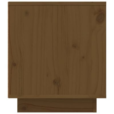 vidaXL TV skříňka medově hnědá 110x35x40,5 cm masivní borové dřevo