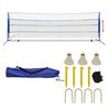 vidaXL Sada badmintonov&eacute; s&iacute;tě a ko&scaron;&iacute;čků, 500x155 cm