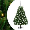 vidaXL Uměl&yacute; Skl&aacute;dac&iacute; V&aacute;nočn&iacute; Strom 150 LED Zelen&aacute; 120 cm PVC a ocel