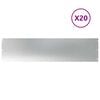 vidaXL Travn&iacute; lemy 20 ks 25x103 cm pozinkovan&aacute; ocel