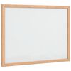 VidaXL magnetick&aacute; tabule s masivn&iacute;m borovicov&yacute;m dřevěn&yacute;m r&aacute;mem 40x30cm