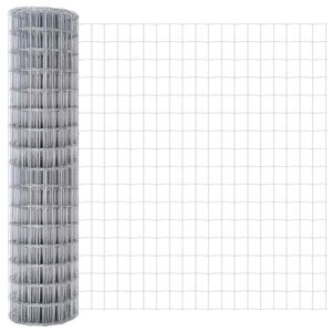 vidaXL Euro plot Stříbrná 1.2 x 25 m Horko pozinkovaná železo