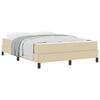 vidaXL Postel s boxspringem Kr&eacute;mov&aacute; 140 x 190 cm textil