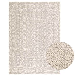 vidaXL Koberec ZIZUR kr&eacute;mov&aacute; 120x170cm jutov&yacute; vzhled interi&eacute;r exteri&eacute;r