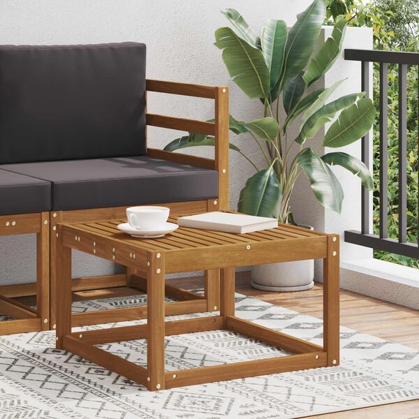 vidaXL Venkovn&iacute; stůl Masivn&iacute; ak&aacute;tov&eacute; dřevo Př&iacute;rodn&iacute; 59 x 59 x 37 cm