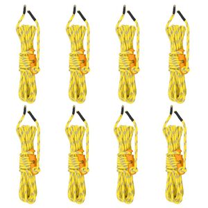 vidaXL Stanov&aacute; lanka s nap&iacute;n&aacute;ky reflexn&iacute; 8 ks 4 m 4 mm