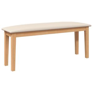 vidaXL Lavice 110 cm z masivn&iacute;ho dřeva a gumy