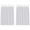 vidaXL Voile Z&aacute;clona 2 ks Světle &scaron;ed&aacute; 140 x 140 cm Polyester