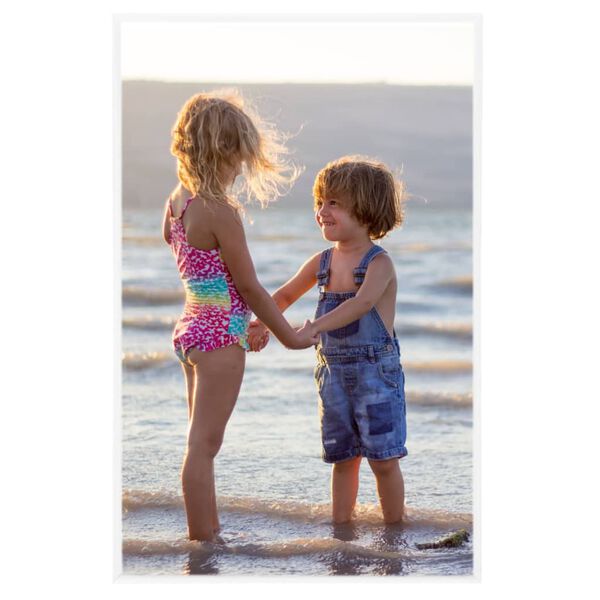 vidaXL Fotor&aacute;mečky kol&aacute;ž 3 ks na stůl b&iacute;l&eacute; 13 x 18 cm MDF